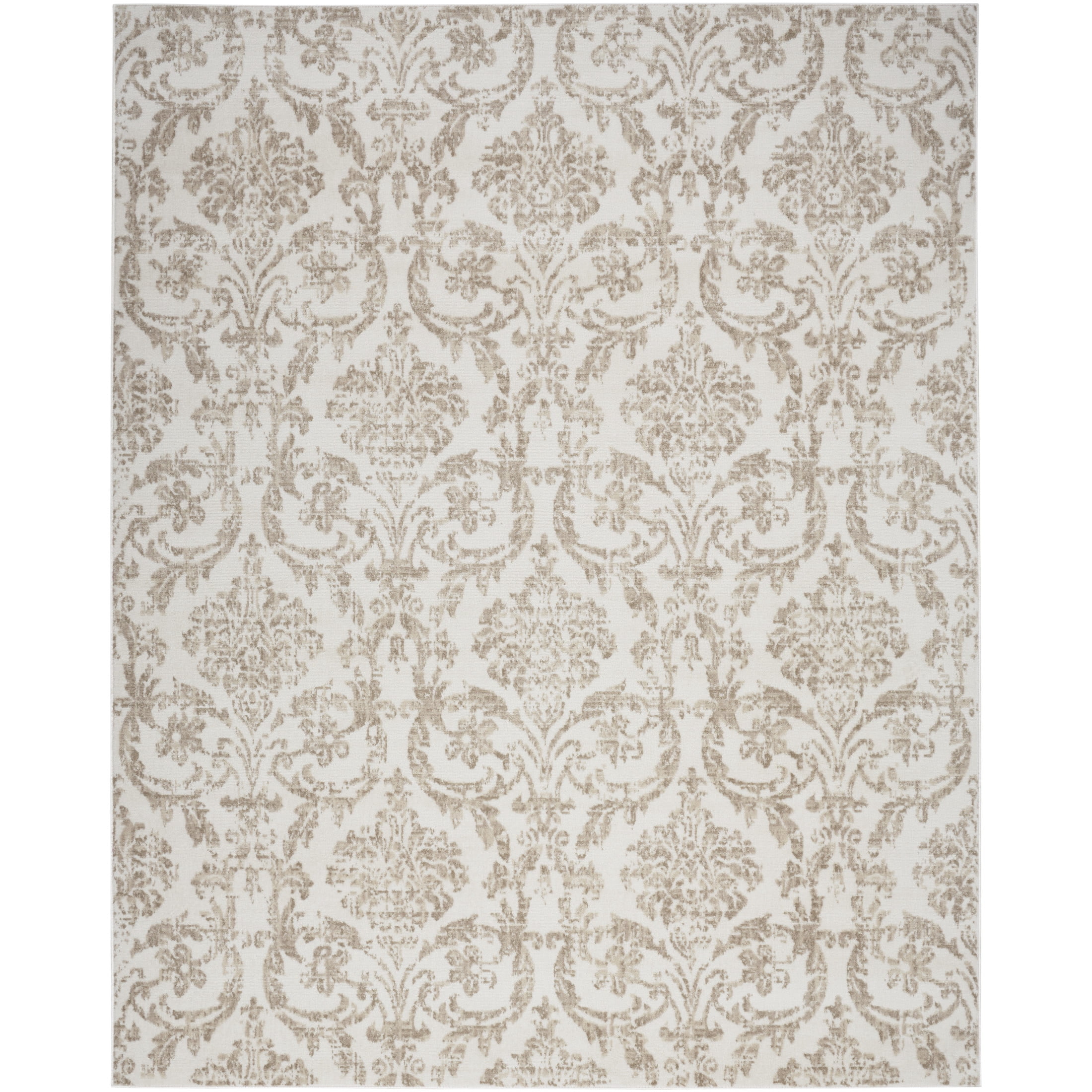 Nourison Jubilant 10' x 14' Ivory Beige Vintage Indoor Rug