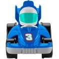 thumbnail image 4 of Fisher-Price Little People Wheelies Race Car - GMJ21 ~ Blue #3 Grand Prix Racer, 4 of 5