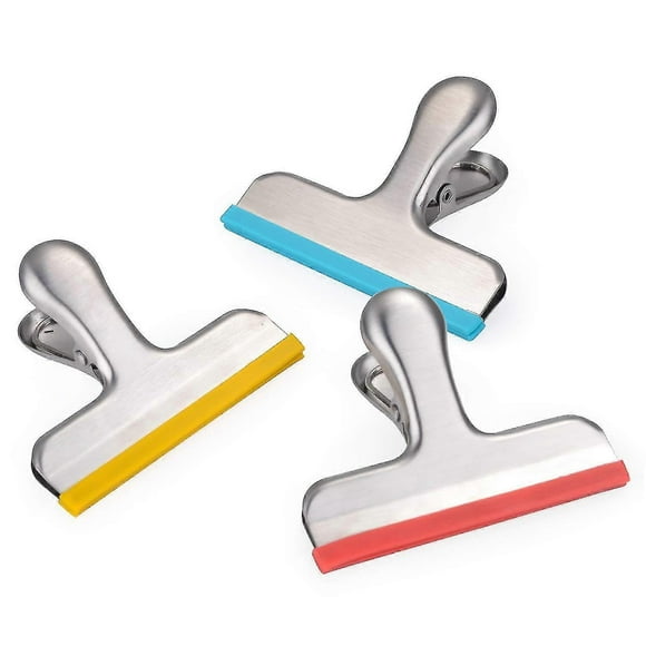 Pack Of 12 P Bag Clips Covered With Silic