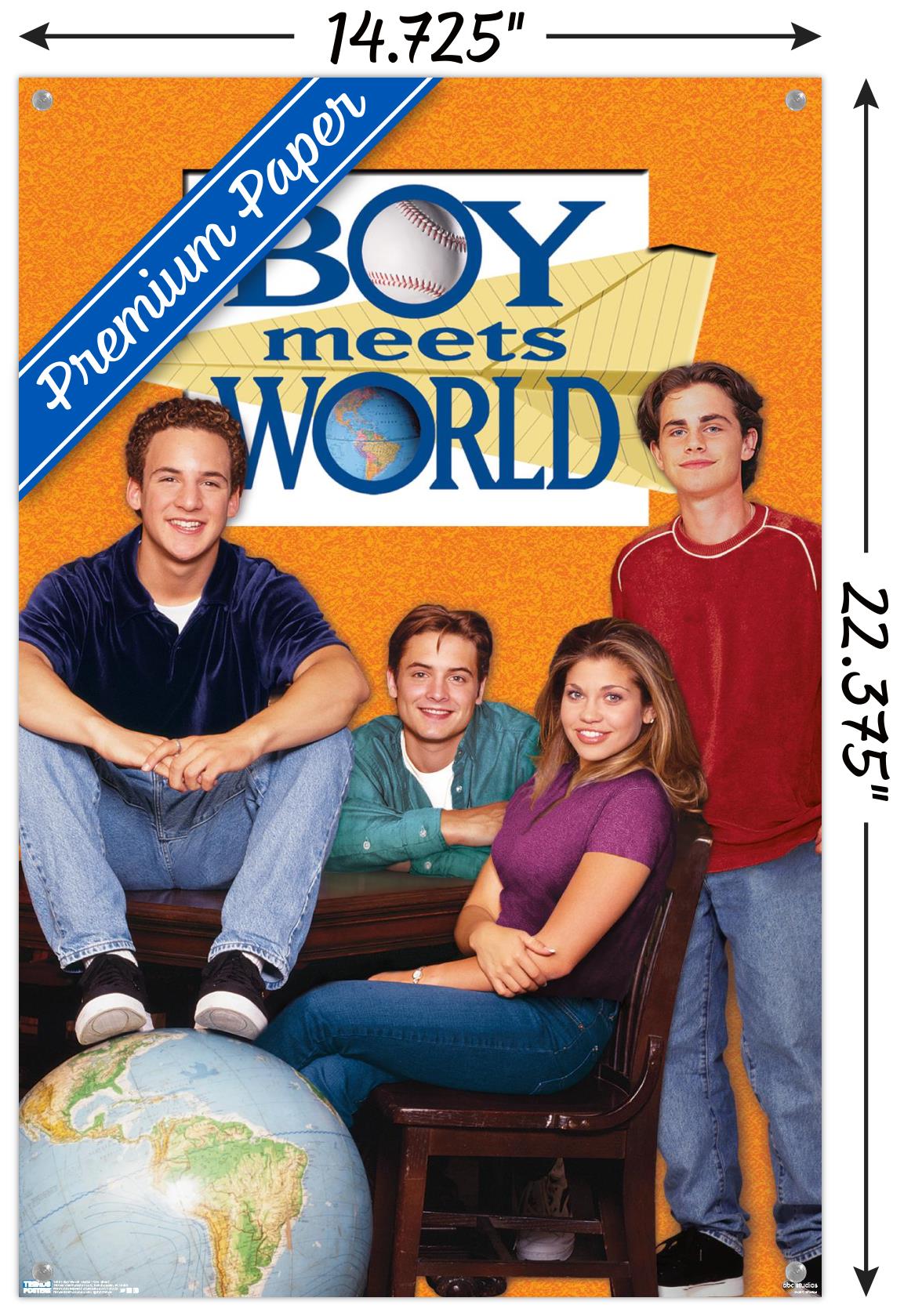 Boy Meets World - One Sheet Wall Poster with Pushpins, 14.725" x 22.375"