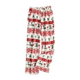 thumbnail image 2 of PFRNLF Christmas Plush Pajama Pants for Women Warm Soft Fluffy Sleep Pants Comfy Fuzzy Lounge Fleece Bottoms, 2 of 8