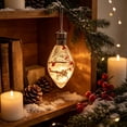 thumbnail image 5 of Qwtwty Glowing Christmas Ornaments Christmas Tree Hanging Decoration, Shatterproof Mini Hanging Pendants for Xmas Tree Fireplace Holiday Decor, 5 of 6