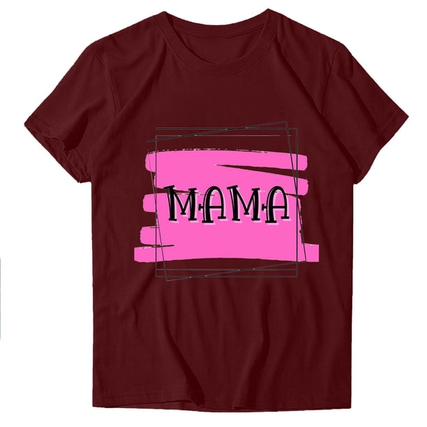 Blusas de Manga Corta para las Mujeres Divertido Impreso Cuello Redondo Tee, Vintage Humor Gráfico Blusas de Primavera para las Mujeres
