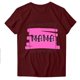 thumbnail image 1 of Blusas de Manga Corta para las Mujeres Divertido Impreso Cuello Redondo Tee, Vintage Humor Gráfico Blusas de Primavera para las Mujeres, 1 of 3