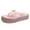 Pink, variant on Cyiecw Women Comfortable Flip Flops Thick Soled Thong Slippers Soft Beach Pool Sandals