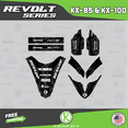 thumbnail image 4 of Kalair GFX Graphics Kit for Kawasaki KX85 (2014-2021) Revolt Series, 4 of 5