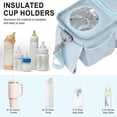 thumbnail image 5 of Universal Stroller Organizer with Insulated Cup Holders,Large Capacity Non-Slip Stroller Caddy Bag Fits for Uppababy/Doona/Jogger/Britax/Mompush/BoB with Anti-Sag Hard Bottom and Wet Wipes Pocket, 5 of 7