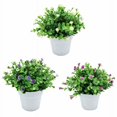 thumbnail image 3 of Plantas artificiales Flores artificiales Simulación Orquídea Eucalipto Plantas en macetas Plantas verdes Decoración del hogar Decoraciones de ventanas Pequeñas plantas en macetas (púrpura) 1 Sailing Electrónica, 3 of 5