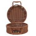 thumbnail image 2 of Valise Tissée avec Poignée Panier de Rangement pour Pique-Nique Barbecue Extérieur, 2 of 8