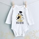 thumbnail image 3 of Gibobby Mamelucos para bebe niño polar Mi primera ropa de Año Nuevo para recién nacido, bebé, niño y niña, trajes de Año Nuevo, conjunto de mono con estampado de letras(Blanco, 3-6 Meses), 3 of 5