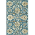 thumbnail image 2 of Hauteloom Fanny Wool Living Room, Bedroom Area Rug - Traditional - Beachhouse, Muted Blue, Slate - 2' x 3', 2 of 8