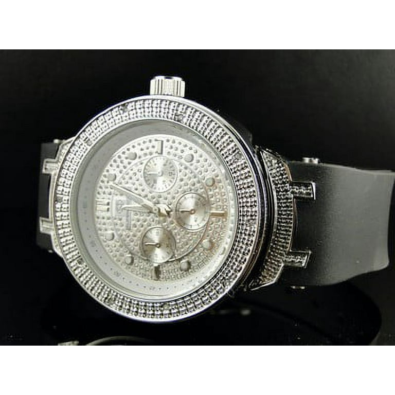 Super Techno Diamond Super Techno Watch With White Gold Finish