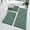 Sage Green, variant on Ileading Ultra Soft Bathroom Rug Set 3 Pieces, Non Slip Thick Chenille Striped Bath Mat, Absorbent Plush Shaggy Bath Rugs for Bathroom, Brown