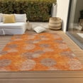 thumbnail image 6 of Addison Rugs Chantille Indoor/Outdoor Transitional Circles Orange Washable Rectangle Rug, 10' x 14', 6 of 6