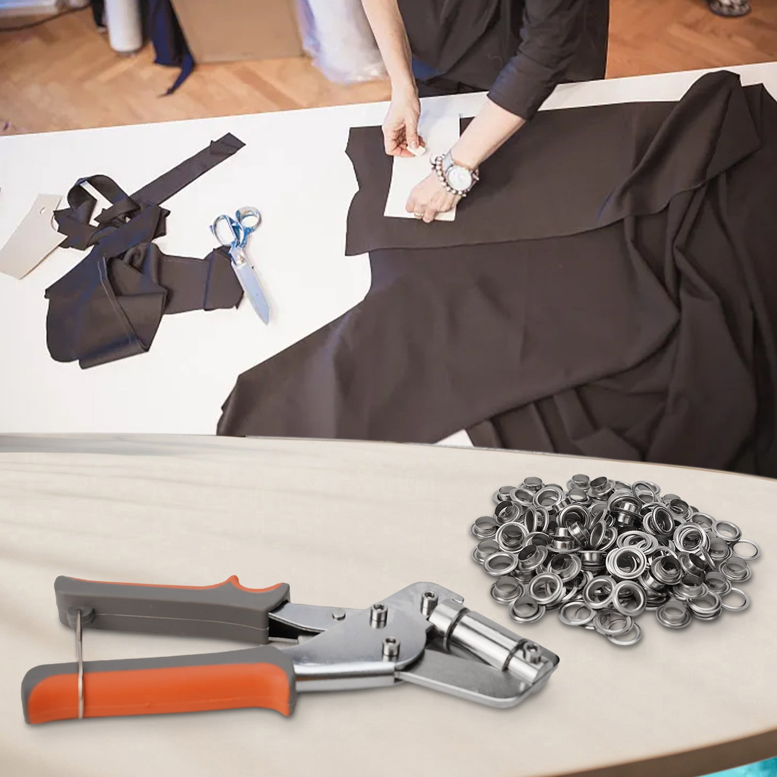 Repetitive Work Easy To Use Eyelet Pliers Easy To Use Grommet Hand Press Kit