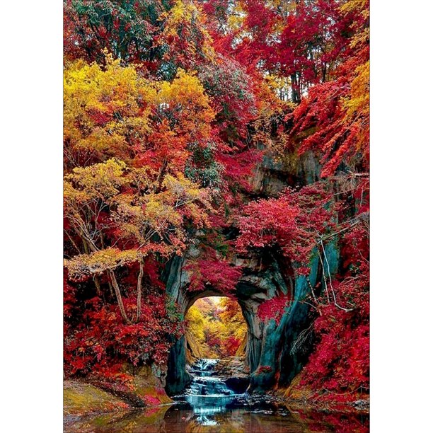 Taladro Pintura Diamante (DE1007) 5D DIY Completo Naturaleza Maravillosa Punto de Cruz (JH078) 50x70cm Hugtrwg Para estrenar