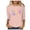 Pink, variant on Easter T Shirts for Womens Easter Day Cartoon Bunny 3/4 Sleeve Tee Shirt Trendy Work Clothes