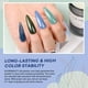 thumbnail image 2 of Set de uñas en polvo AZUREBEAUTY, azul, verde salvia y gris, 6 colores, 2 of 7