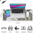 thumbnail image 5 of Long Mouse Pads for Desk,Brown Boho Plant Pattern Desk Mats on Top Of Desks, Desk Mouse Pad Extra Large with 3mm Non-Slip Base and Stitched Edge for Gaming,Office,Work,Home 31.5"x11.8", 5 of 6