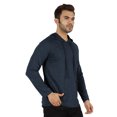 thumbnail image 3 of Inkmeso Solid Winter Hooded Sweatshirt For Mens Long Sleeve Drawstring Pullover Hoodie, 3 of 7