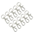 thumbnail image 1 of 10Pcs Fermoirs en Métal Clips Pivotants Clips à Clipser avec 10mm Largeur Interne Incurvée pour l'Artisanat Porte-Monnaie S DIY, 1 of 5