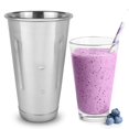 thumbnail image 1 of Vaso de malta EHOMEA2Z de acero inoxidable de 900 ml para batido de helado, 1 of 8