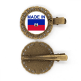 thumbnail image 1 of Barrette Pince à Cheveux Broche Headdress Haiti Country Love, 1 of 3