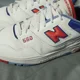 thumbnail image 5 of New Balance 550 Shoes Mens 10.5 White Red Blue Atlantic Sneakers Low Lifestyle, 5 of 6
