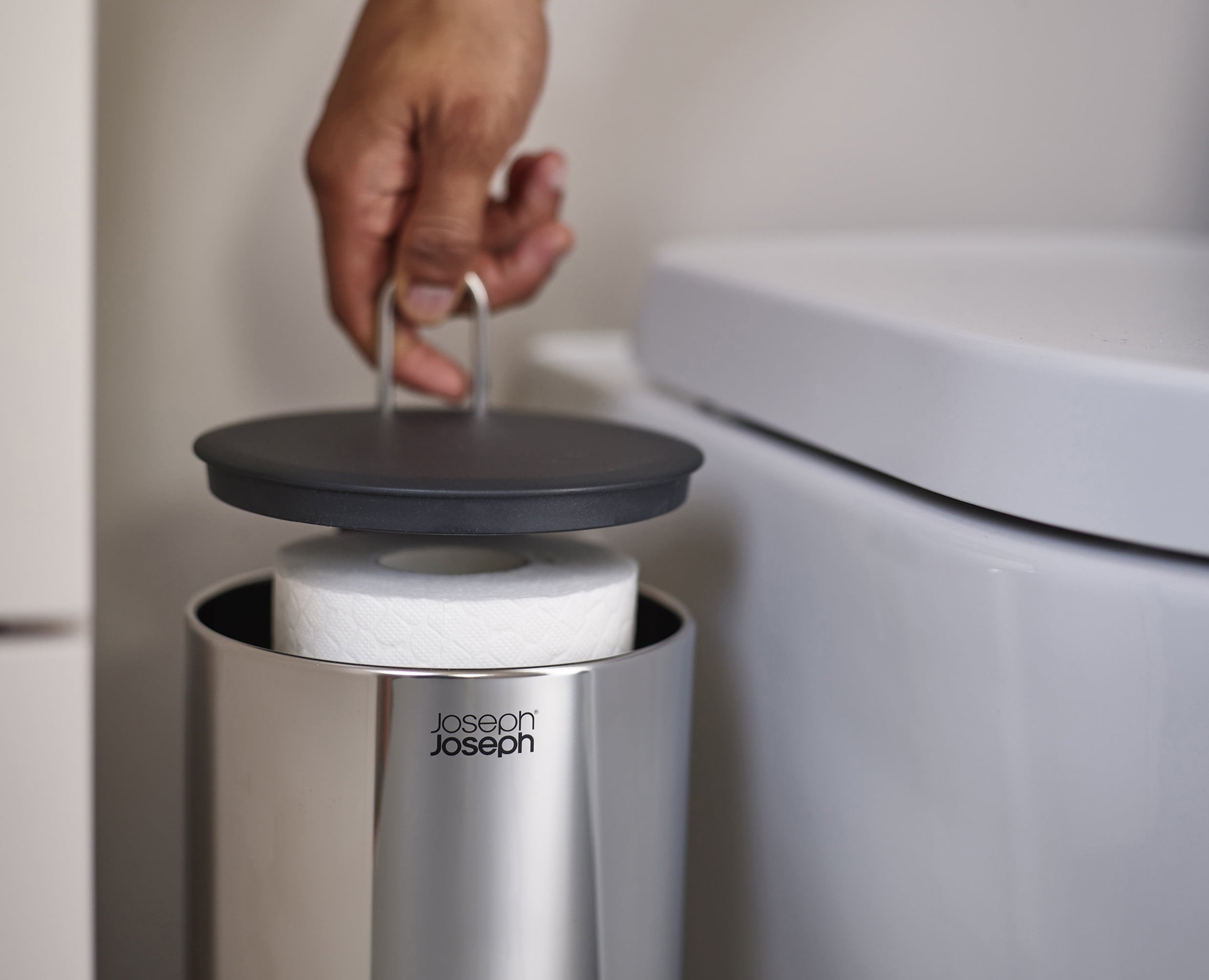 Joseph Joseph EasyStore Luxe Concealed Toilet Paper Holder
