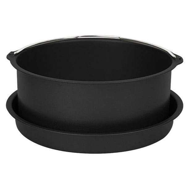 Juego de 2 moldes para hornear, freidora, horno, antiadherentes, utensilios de cocina para hornear y moldear pasteles 6 pulgadas