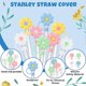 thumbnail image 2 of Silicone Soft Reusable Straw Cover BPA-free and Non Toxic Straw Cover for Avoiding Dust and Splashes, 2 of 5