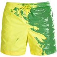 thumbnail image 1 of Men's Color-Changing , Summer Men's Quick-Drying Swimming Shorts, Gym Jogging Running Shorts, 1 of 6