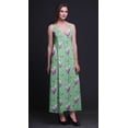 thumbnail image 3 of Bimba Robe Longue Maxi à Bretelles Spaghetti Ajustables à Imprimé Floral, Tenue de Plage d'Été - XX-Grand, 3 of 6