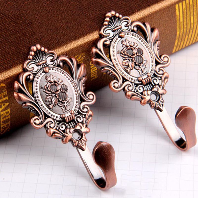 Details about   2x Flower Alloy Home Curtain Holdback Wall Tie Back Hooks Hanger Holder #MI kge 