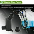 thumbnail image 6 of Unique Bargains Windshield Washer Pump with Rubber Ring for FORD CROWN VICTORIA 2000-2009 Washer Fluid Pump Windshield Wiper pump No.7R3317664DA/8C3Z17664A Black 1 Pc, 6 of 7