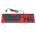 thumbnail image 2 of Teclado con cable, teclado mecánico Teclado de 104 teclas Teclado para juegos Elegante y moderno, 2 of 9