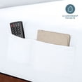 thumbnail image 5 of Bare Home Luxury 1800 Collection Fitted Sheet, Dual Side Pockets, Deep Pocket, Full, White, 5 of 9