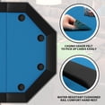 thumbnail image 3 of 8-Player Octagonal Poker Table with Metal Frame, Water-Resistant Padded Rail, and Stainless Steel Cup Holders – Perfect for Texas Hold'Em, Blackjack, and Home Casino Games, 3 of 8