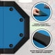 thumbnail image 3 of Yeshouse mesa de póker plegable octogonal de 47" para 8 jugadores, con portavasos y rieles acolchados resistentes al agua, mesa portátil ideal para juegos de cartas y noches de juegos en casa, 3 of 8