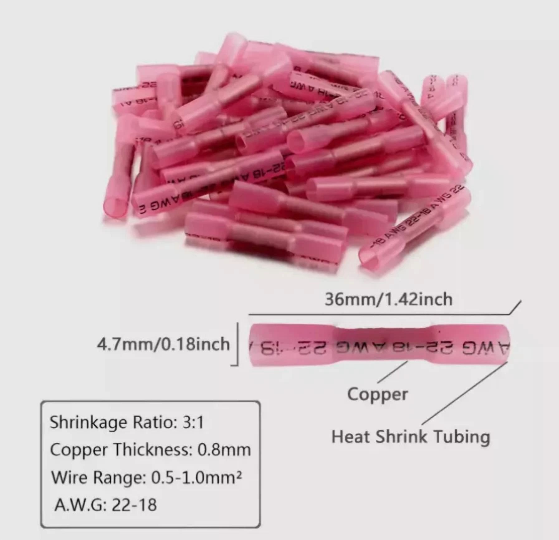200X Assortment Heat Shrink Wire Connectors Electrical Terminals Crimp Seal Us