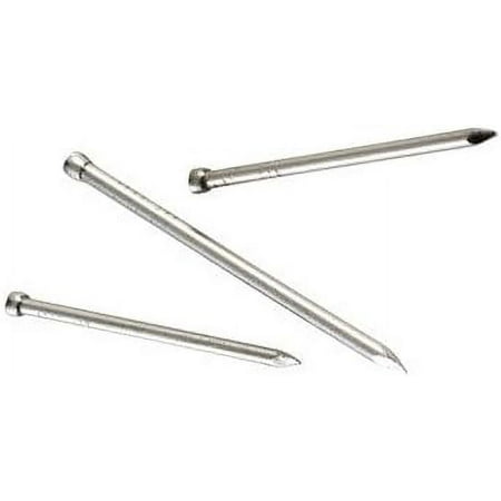 

4D 1-1/2 In. L Finish Stainless Steel Nail Annular Ring Shank Small Brad 1 Lb.