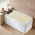 thumbnail image 2 of Bathtub Cover - Foldable Bathtub Cover, Tub Cover for Bathtub, 59''L x 31.5''W, PVC Bath Tray, Bath Insulation Cover, Foldable Bathtub Board for Salons, Hotels, Homes, Spa (Yellow 63''L x 35''W), 2 of 16