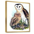thumbnail image 3 of Designart 'Ancient Birds I' Traditional Framed Canvas Wall Art Print, 3 of 5