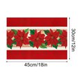 thumbnail image 3 of Christmas Placemats and Table Mats 4-Piece Set for Home Living Room Decoration with Holiday Designs for Festive Dining Experience, 3 of 8