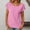 Pink, variant on ZZwxWA Short Sleeve Shirts for Women Cute T Shirts for Women Short Sleeved Professional Tops Short Sleeve T Shirt Women Hollow Out Breathable Blouse