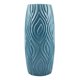 thumbnail image 1 of Jarrón nórdico, maceta con flores húmedas, jarrón contemporáneo, resistente, azul Afortunado Sencillez, 1 of 4