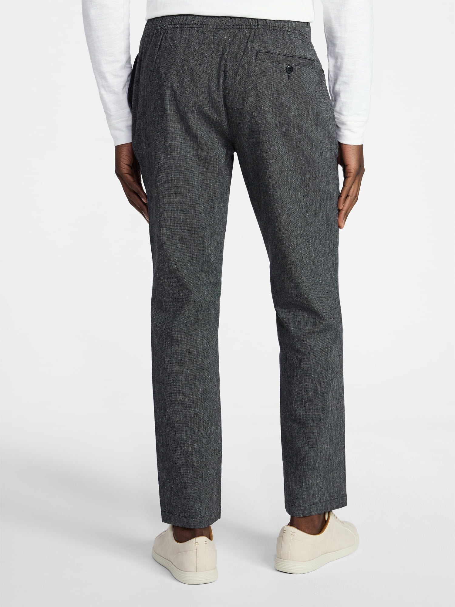 George Men's Linen Blend Weekend Pants, Sizes S-3XL