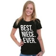 thumbnail image 4 of Best Niece Ever Cute Family Relative Womens Slim Fit Graphic Tee Brisco Brands L, 4 of 5
