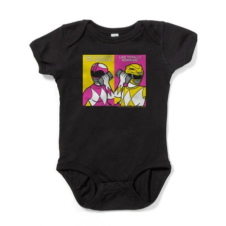 

CafePress - Power Rangers On Their Cell Phones - Cute Infant Bodysuit Baby Romper