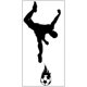 thumbnail image 1 of Soccer Player Wall Sticker for Decor Removable Soccer Ball Wall Decal, 1 of 4